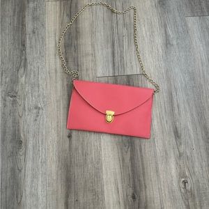 Coral Envelope Bag
